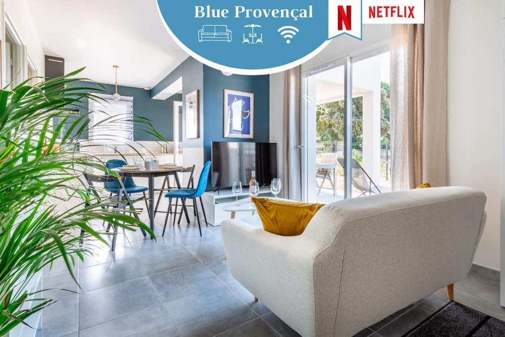 ☆ Blue Provencal Appartement ☆ Morieres-les-Avignon Eksteriør billede